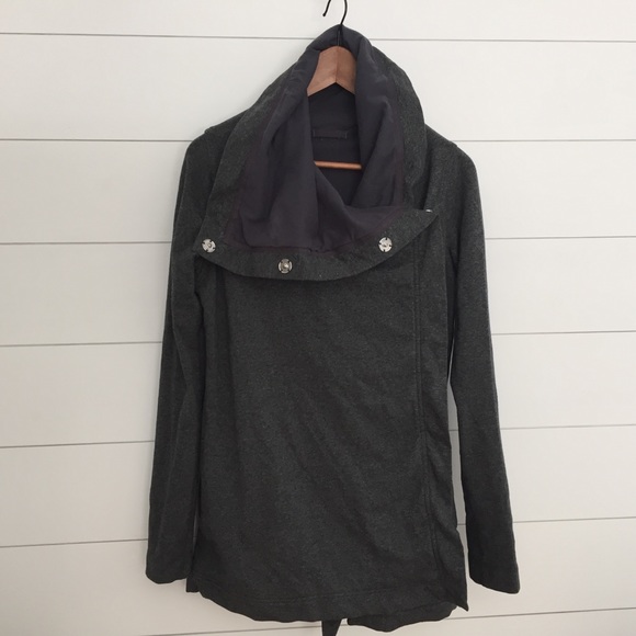 🛑 SOLD LULULEMON Savasana Wrap Jacket Heathered - Picture 8 of 16